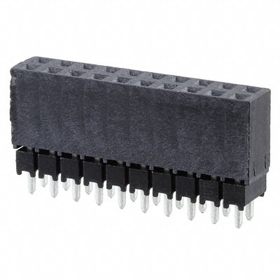 ESQ-110-12-L-D by Samtec Inc. - CONNECTOR SOCKET 20POS 0.1 GOLD PCB