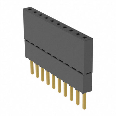 ESQ-110-23-G-S by Samtec Inc. - CONNECTOR SOCKET 10POS 0.1 GOLD PCB