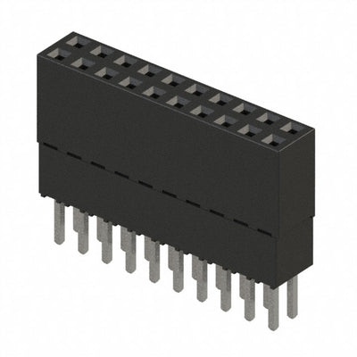ESQ-110-23-T-D by Samtec Inc. - CONNECTOR SOCKET 20POS 0.1 TIN PCB