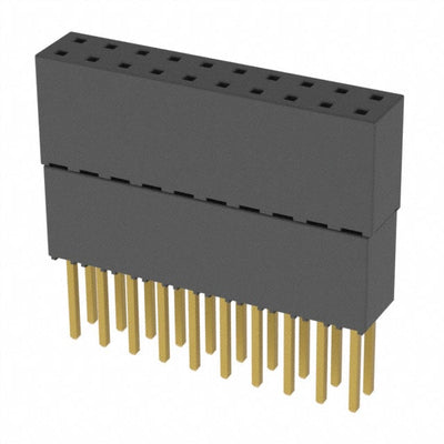 ESQ-110-34-G-D by Samtec Inc. - CONNECTOR SOCKET 20POS 0.1 GOLD PCB