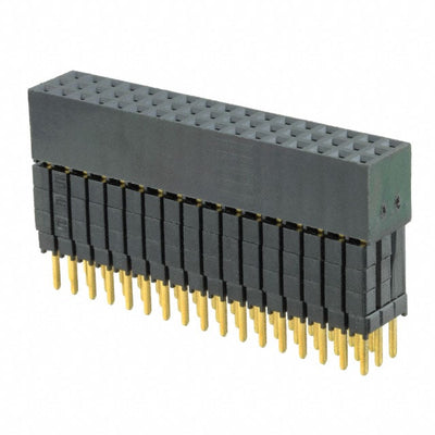 ESQ-117-69-G-T by Samtec Inc. - CONNECTOR SOCKET 51POS 0.1 GOLD PCB