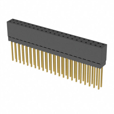 ESQ-122-14-G-D by Samtec Inc. - CONNECTOR SOCKET 44POS 0.1 GOLD PCB