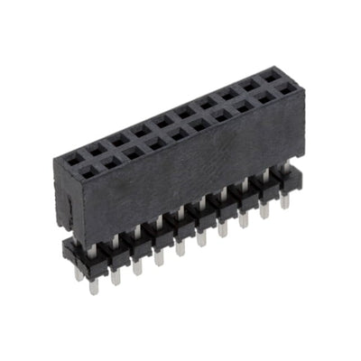ESQT-110-03-F-D-375 by Samtec Inc. - CONNECTOR SOCKET 20POS 0.079 GOLD PCB
