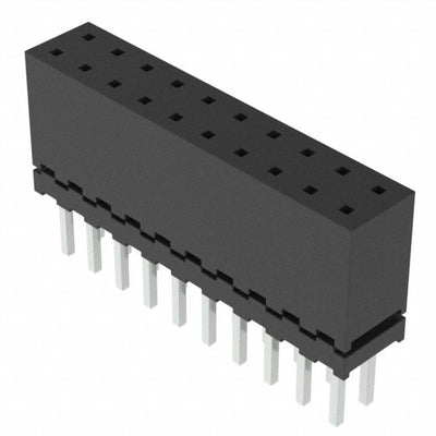 ESQT-110-03-L-D-310-001 by Samtec Inc. - CONNECTOR SOCKET 20POS 0.079 GOLD PCB