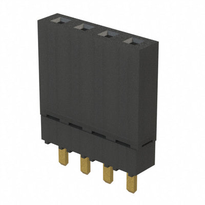 ESW-104-12-G-S by Samtec Inc. - CONNECTOR SOCKET 4POS 0.1 GOLD PCB