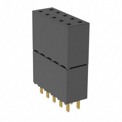 ESW-105-33-G-D by Samtec Inc. - CONNECTOR SOCKET 10POS 0.1 GOLD PCB