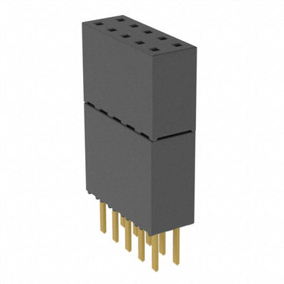 ESW-105-44-G-D by Samtec Inc. - CONNECTOR SOCKET 10POS 0.1 GOLD PCB