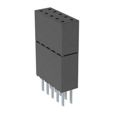 ESW-105-44-F-D by Samtec Inc. - CONNECTOR SOCKET 10POS 0.1 GOLD PCB