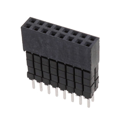 ESW-108-44-T-D by Samtec Inc. - CONNECTOR SOCKET 16POS 0.1 TIN PCB