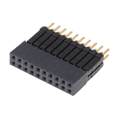 ESW-110-69-G-D by Samtec Inc. - CONNECTOR SOCKET 20POS 0.1 GOLD PCB