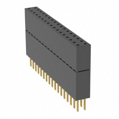ESW-117-44-G-D by Samtec Inc. - CONNECTOR SOCKET 34POS 0.1 GOLD PCB