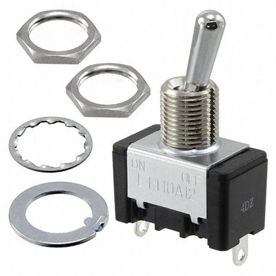 ET110A12-Z by Nidec Components Corporation - SWITCH TOGGLE SPST 10A 125V