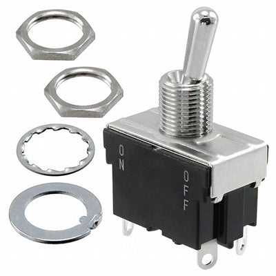 ET215K12-Z by Nidec Components Corporation - SWITCH TOGGLE DPST 15A 125V