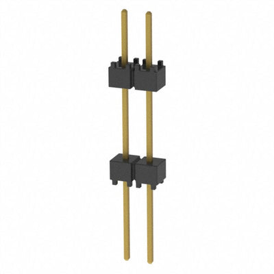 EW-02-12-G-S-500 by Samtec Inc. - CONNECTOR HDR 2POS 0.1 STACK T/H GOLD