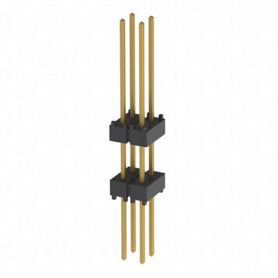 EW-02-13-G-D-400 by Samtec Inc. - CONNECTOR HDR 4POS 0.1 STACK T/H GOLD