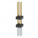 EW-02-13-F-D-400 by Samtec Inc. - CONNECTOR HDR 4POS 0.1 STACK T/H GOLD
