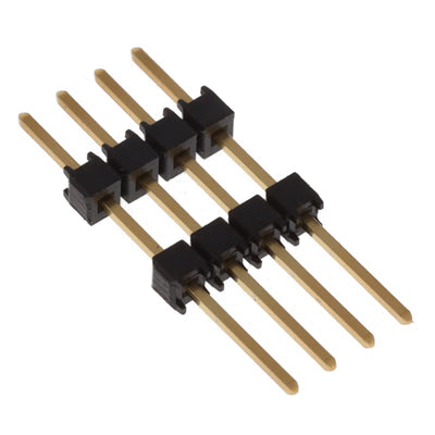 EW-04-11-G-S-400 by Samtec Inc. - CONNECTOR HDR 4POS 0.1 STACK T/H GOLD
