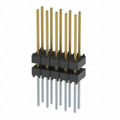 EW-05-12-L-D-250 by Samtec Inc. - CONNECTOR HDR 10POS 0.1 STACK T/H