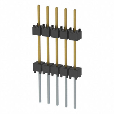 EW-05-12-L-S-500 by Samtec Inc. - CONNECTOR HDR 5POS 0.1 STACK T/H GOLD