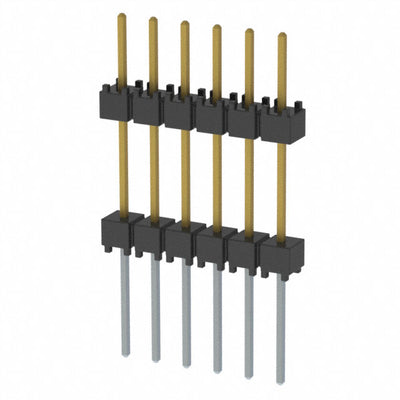 EW-06-12-L-S-500 by Samtec Inc. - CONNECTOR HDR 6POS 0.1 STACK T/H GOLD