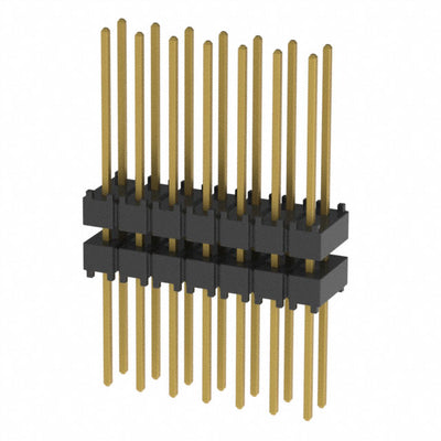 EW-07-12-G-D-250 by Samtec Inc. - CONNECTOR HDR 14POS 0.1 STACK T/H