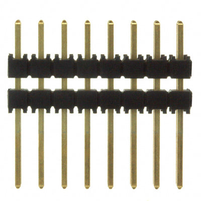 EW-08-09-G-D-250 by Samtec Inc. - CONNECTOR HDR 16POS 0.1 STACK T/H