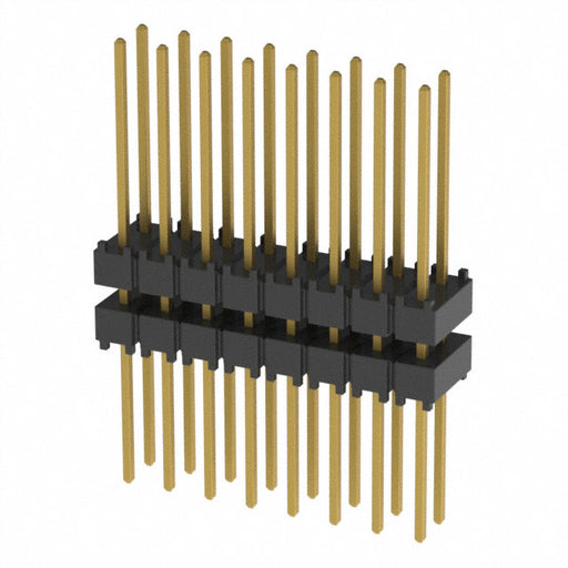 EW-08-12-G-D-250 by Samtec Inc. - CONNECTOR HDR 16POS 0.1 STACK T/H