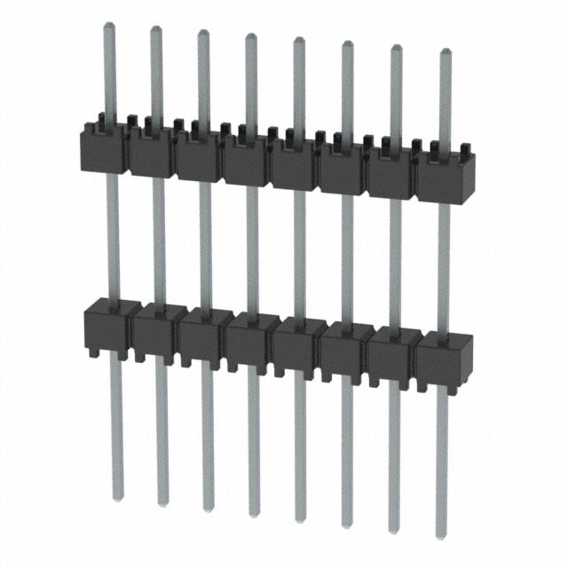 EW-08-12-T-S-500 by Samtec Inc. - CONNECTOR HDR 8POS 0.1 STACK T/H TIN