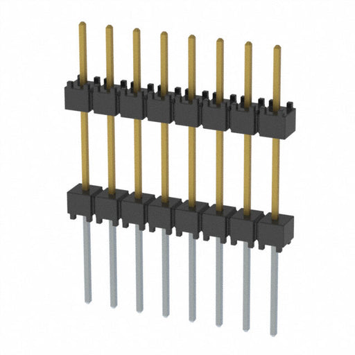 EW-08-12-L-S-500 by Samtec Inc. - CONNECTOR HDR 8POS 0.1 STACK T/H GOLD