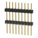 EW-09-12-G-S-500 by Samtec Inc. - CONNECTOR HDR 9POS 0.1 STACK T/H GOLD