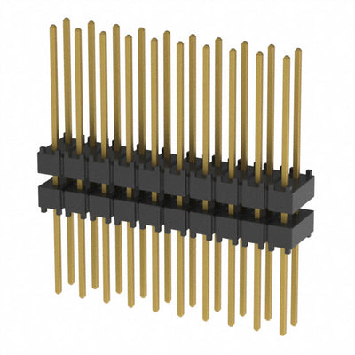 EW-10-12-G-D-250 by Samtec Inc. - CONNECTOR HDR 20POS 0.1 STACK T/H