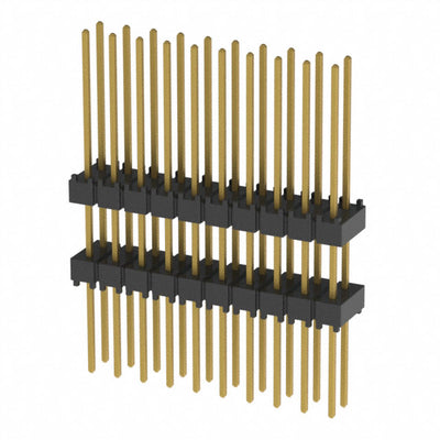 EW-10-13-G-D-400 by Samtec Inc. - CONNECTOR HDR 20POS 0.1 STACK T/H