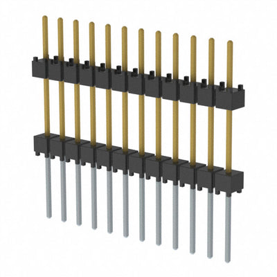 EW-12-12-L-S-500 by Samtec Inc. - CONNECTOR HDR 12POS 0.1 STACK T/H