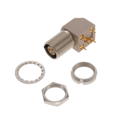EXG.1B.303.HLN by LEMO - CONNECTOR RECPT FMALE 3POS GOLD SOLDER