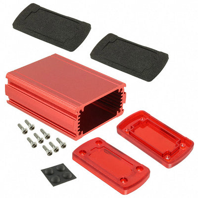 EXN-23351-RDP by Bud Industries - BOX ALUM IR RED/RED 3.5""LX2.71""W