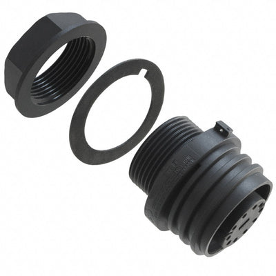 EXP-0931/10/S by Bulgin - CONNECTOR RECPT FMALE 10P NICKEL SCREW