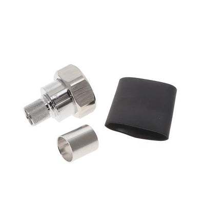 EZ-600-716M-X by Amphenol Times Microwave Systems - 7/16 DIN MALE CRIMP, HEX COUPLIN