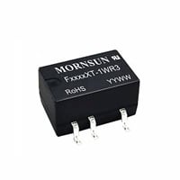 F0515XT-1WR3 by Mornsun America, LLC - DC DC CONVERTER 15V 1W