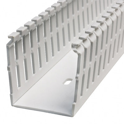 F1.5X2WH6 by Panduit Corp - WIRE DUCT SLOTTED SCREW 6' WHITE