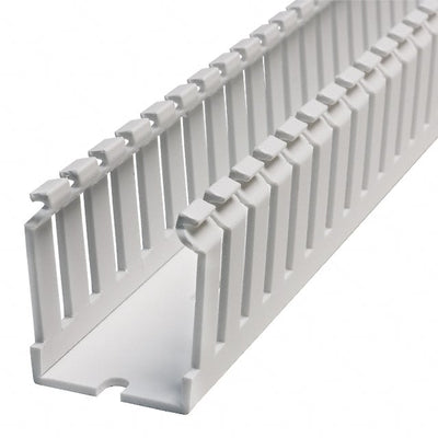 F1X1.5WH6 by Panduit Corp - WIRE DUCT SLOTTED SCREW 6' WHITE