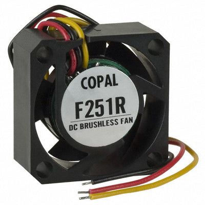 F251RF-12LLB by Nidec Components Corporation - FAN AXIAL 25X10MM 12VDC WIRE