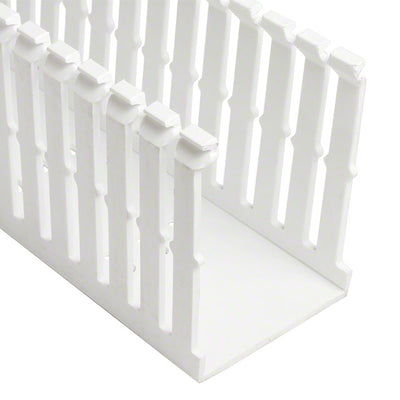F2X3WH6 by Panduit Corp - WIRE DUCT SLOTTED SCREW 6' WHITE