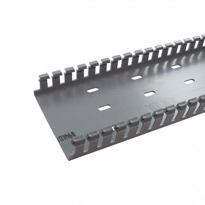 F3X1LG6 by Panduit Corp - WIRE DUCT SLOTTED SCREW 6' GRAY