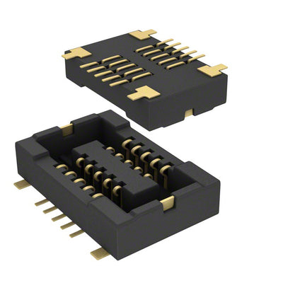 AXT510124 by Panasonic Electric Works - CONNECTOR SOCKET 10POS SMD GOLD