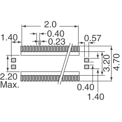 AXK8L12125BG by Panasonic Electric Works - CONNECTOR HDR 12POS SMD GOLD