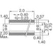 AXK8L12125BG by Panasonic Electric Works - CONNECTOR HDR 12POS SMD GOLD