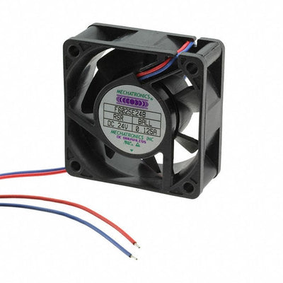 F6025X12B-RHR-EM by Mechatronics Fan Group - FAN AXIAL 60X25MM 12VDC WIRE