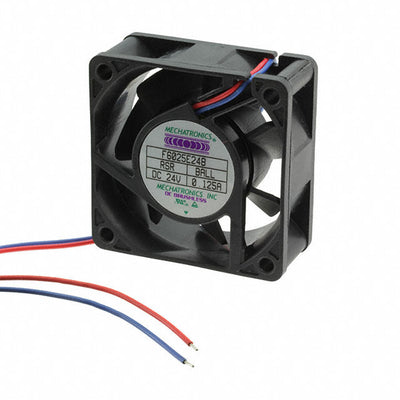 F6025E24B-RSR by Mechatronics Fan Group - FAN AXIAL 60X25MM 24VDC WIRE