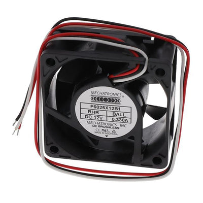 F6025X12B1-RHR by Mechatronics Fan Group - FAN AXIAL 60X25MM 12VDC WIRE