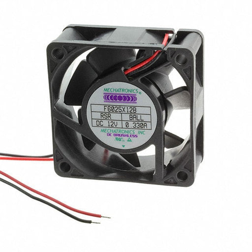 F6025X24B-FHR-CC by Mechatronics Fan Group - FAN AXIAL 60X25MM 24VDC WIRE